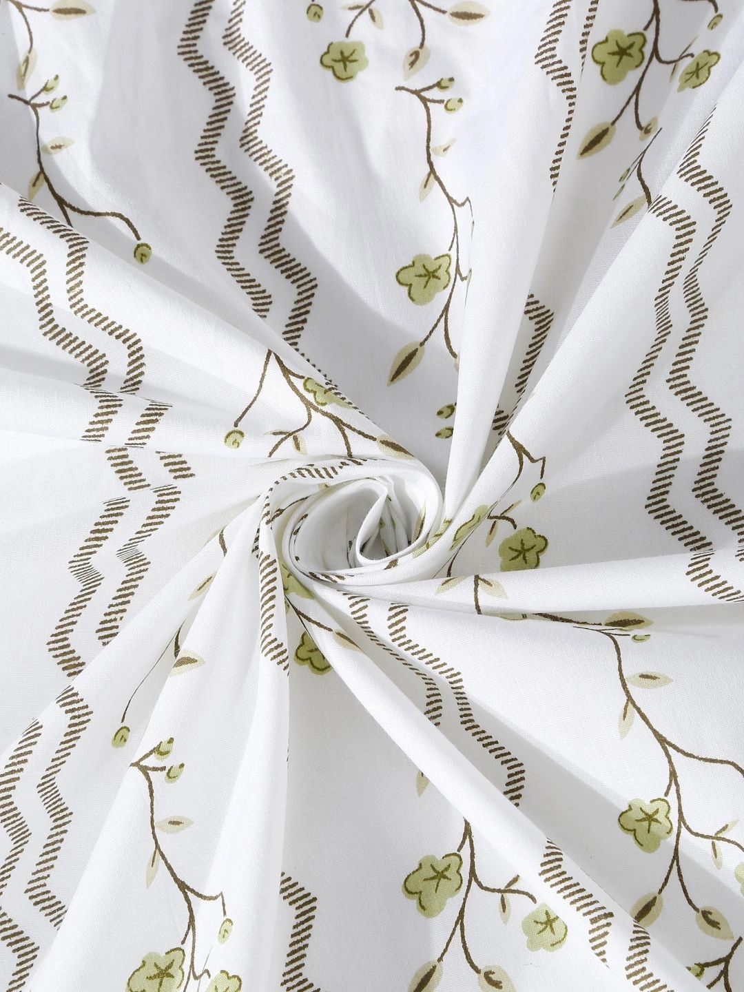 Moda Rapido X KLOTTHE Cadar Putih Bunga 400 TC dengan 2 Sarung Bantal