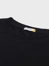 Bewakoof Black Panda Printed Pure Cotton Oversize Fit T-shirt