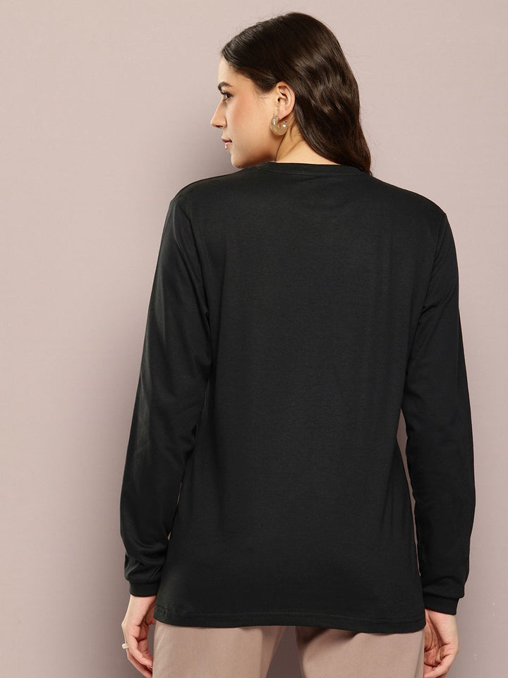 DILLINGER Printed Drop-Shoulder Sleeves Oversized Pure Cotton T-shirt