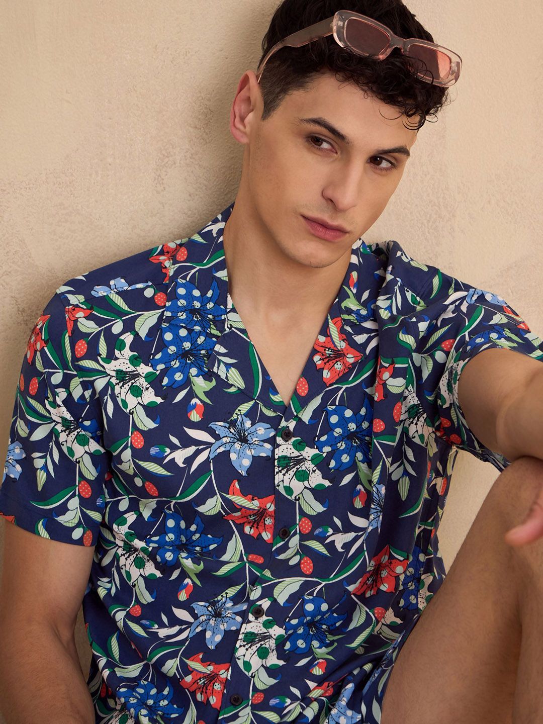 DENNISON Floral Printed Oversized Co Ords Set