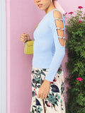 DressBerry Cut-Out Drama Fitted Top