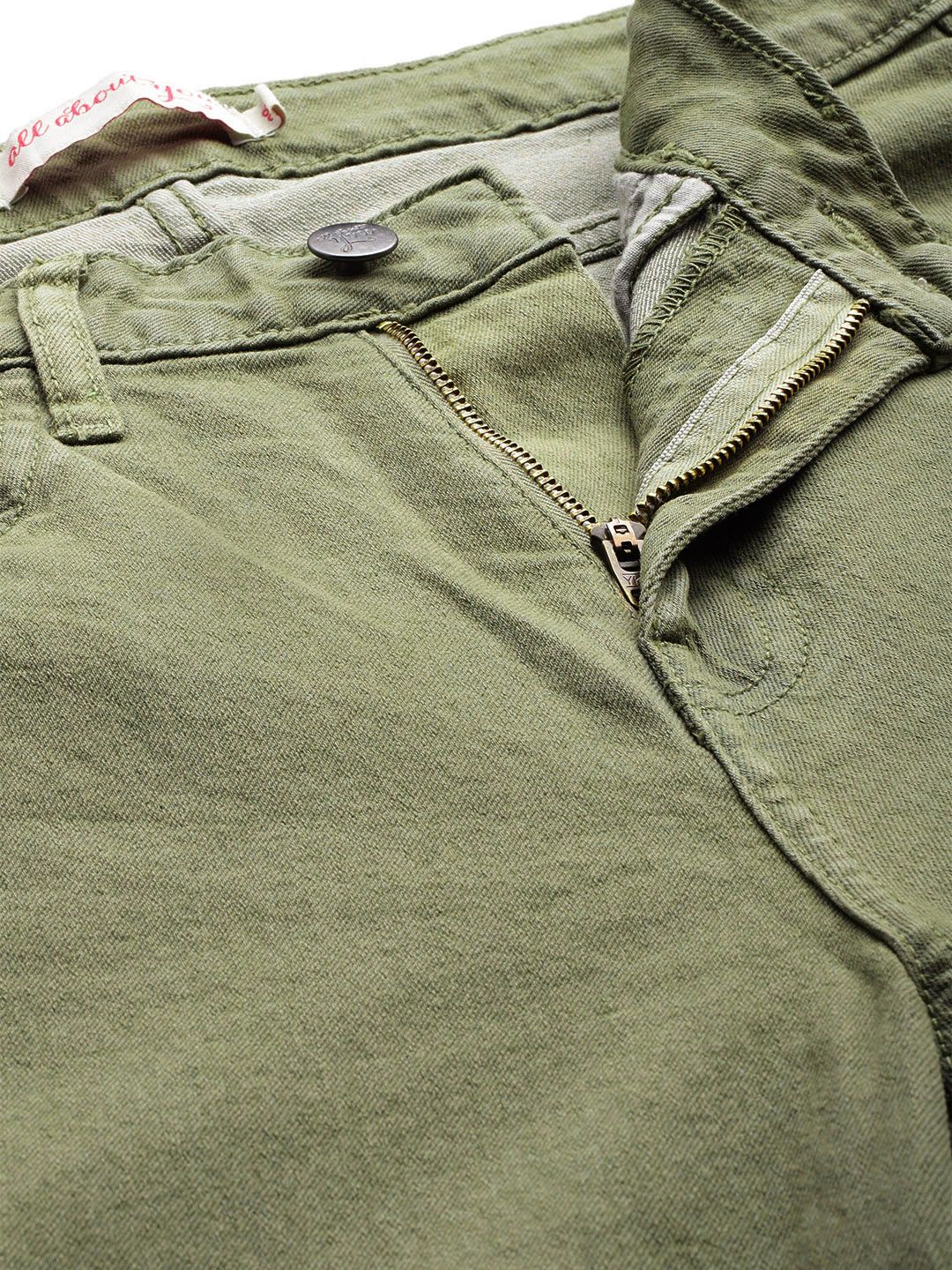 all about you Women Slim Bootcut High-Rise Stretchable Jeans