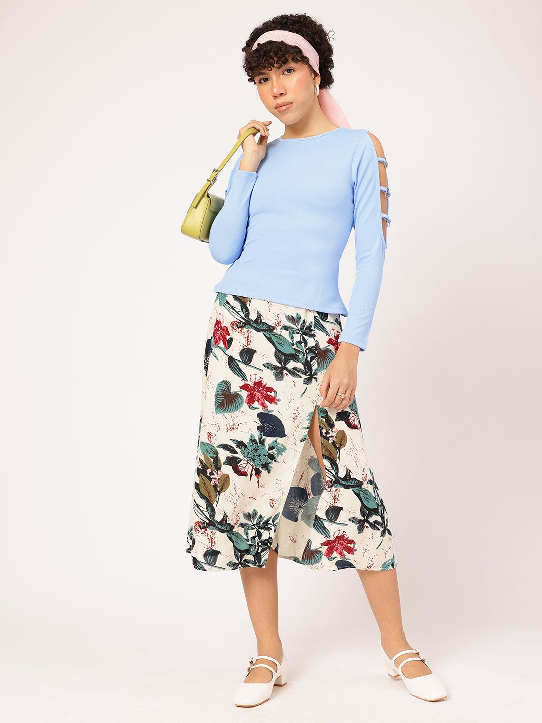 DressBerry Cut-Out Drama Fitted Top