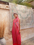 Global Desi Ethnic Motifs Printed Halter Neck Thread Work Kurta with Palazzos