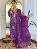 KALINI Women Floral Embroidered Regular Kurta with Trousers & With Dupatta