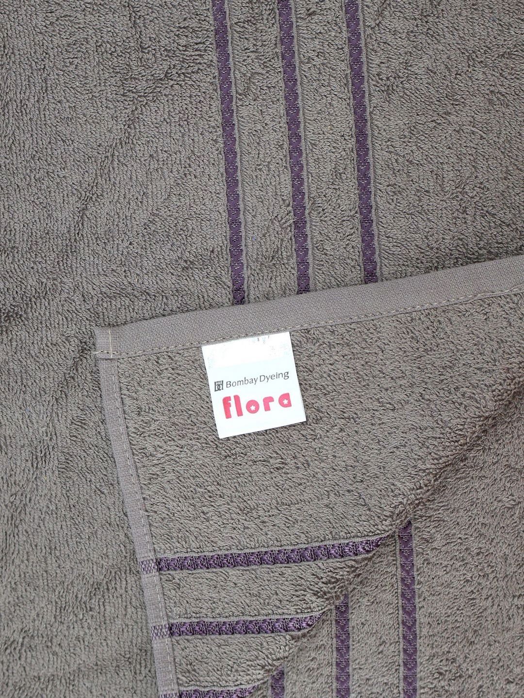 BOMBAY DYEING Charcoal 1 Pcs Cotton 400 GSM Bath Towel