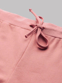 SASSAFRAS Women Wide Leg Cotton Track Pants