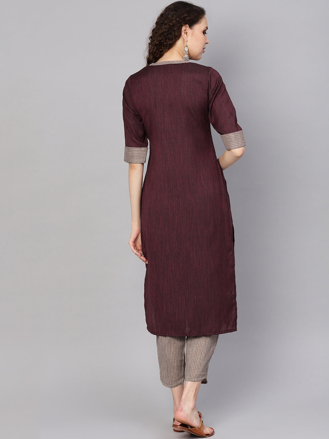 Gerua By Libas Striped Kurta with Trousers