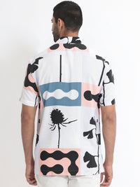 RARE RABBIT Men Ansel Slim Fit Abstract Printed Shirt
