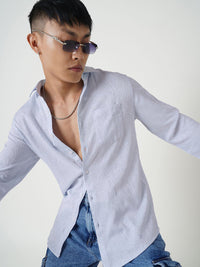 VASTRADO Men Classic Slim Fit Opaque Casual Shirt
