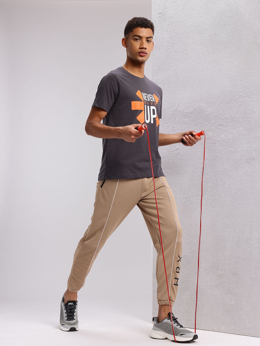 HRX by Hrithik Roshan Men Typography Printed T-shirt