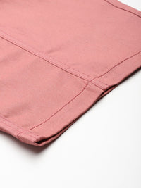 STREET 9 Women Pure Cotton Wide Leg Cargos Trouser