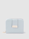 Lino Perros Women Blue Solid Two Fold Wallet