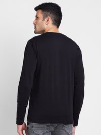 Being Human Typography Printed Round Neck Long Sleeves Regular T-shirt