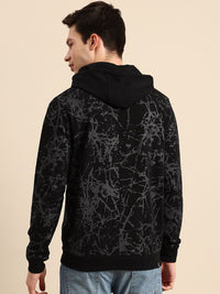 Being Human Printed Hooded Pure Cotton Sweatshirt