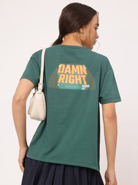 DressBerry Easy Edge Printed Relaxed T-Shirt