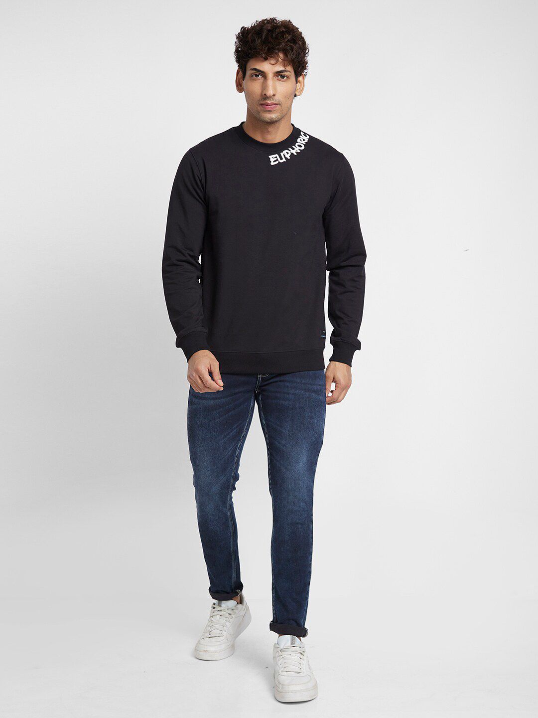 Being Human Typography Printed Pullover