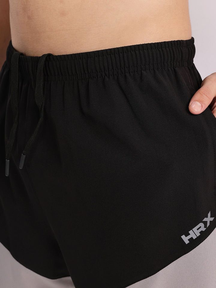 HRX by Hrithik Roshan Men Colourblocked Rapid-Dry Running Shorts