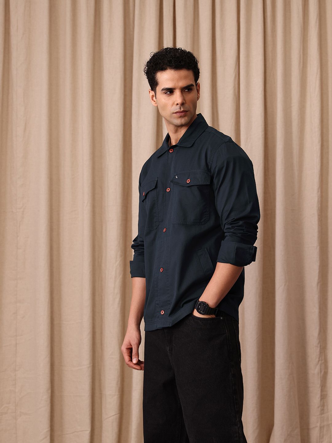 Mr Bowerbird Liberal Fit Pure Cotton Casual Shirt