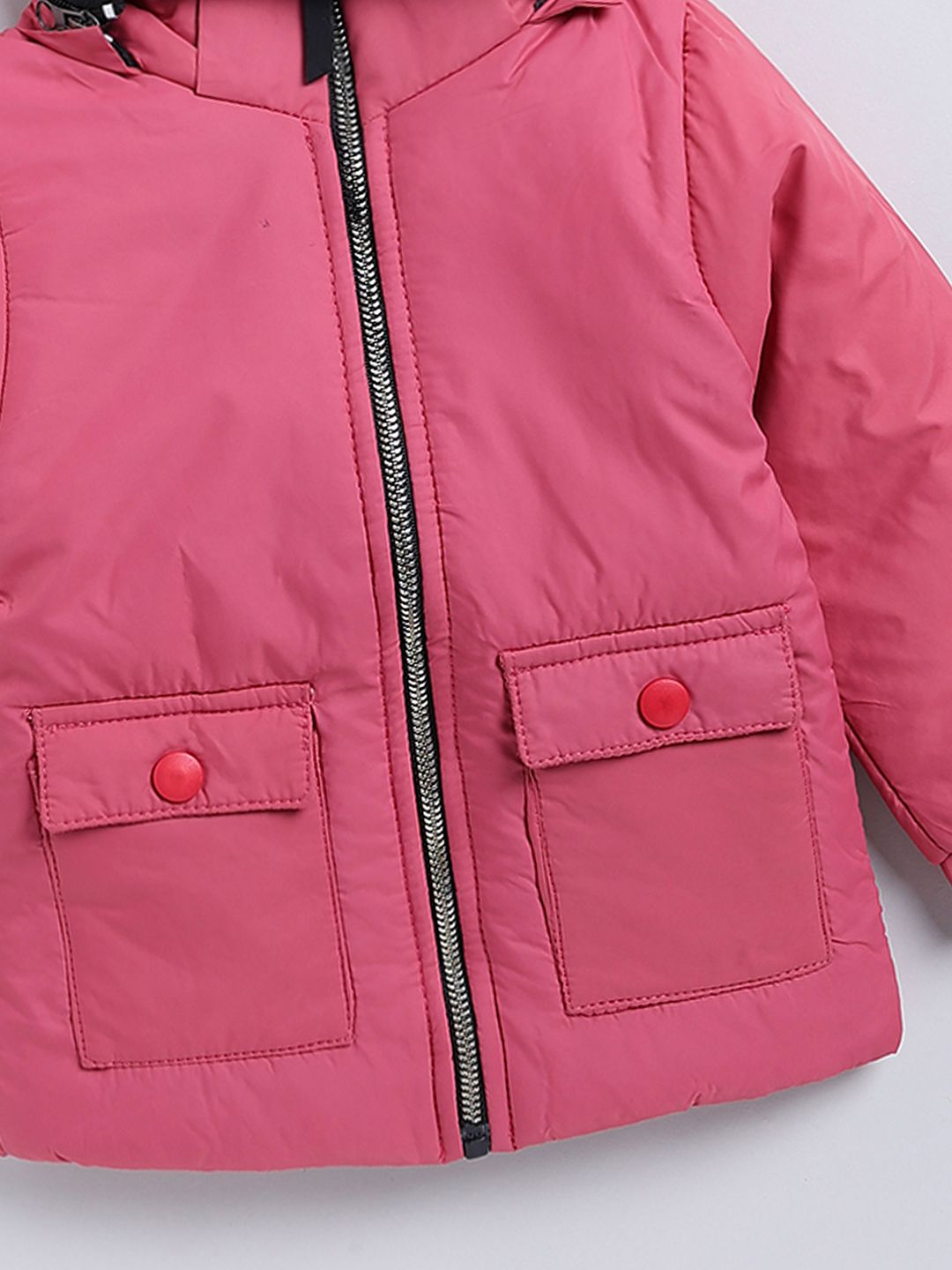 Moms Love Girls Lightweight Hooded Padded Jacket