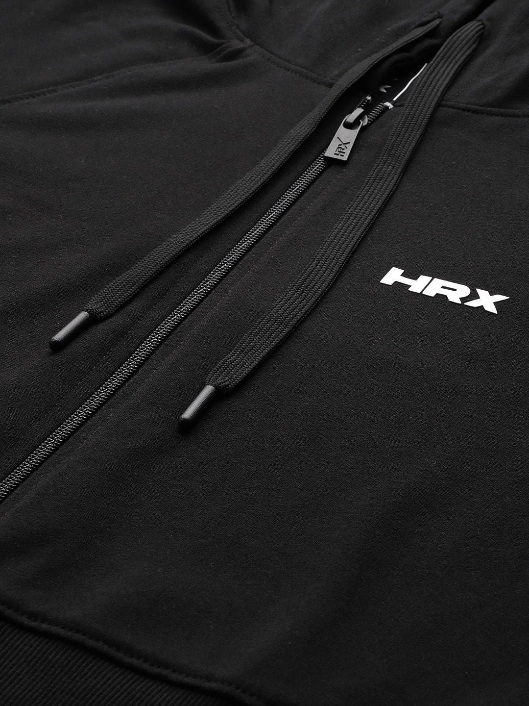 HRX by Hrithik Roshan Brand Logo Detail Hooded Zip-Up Lifestyle Tracksuit