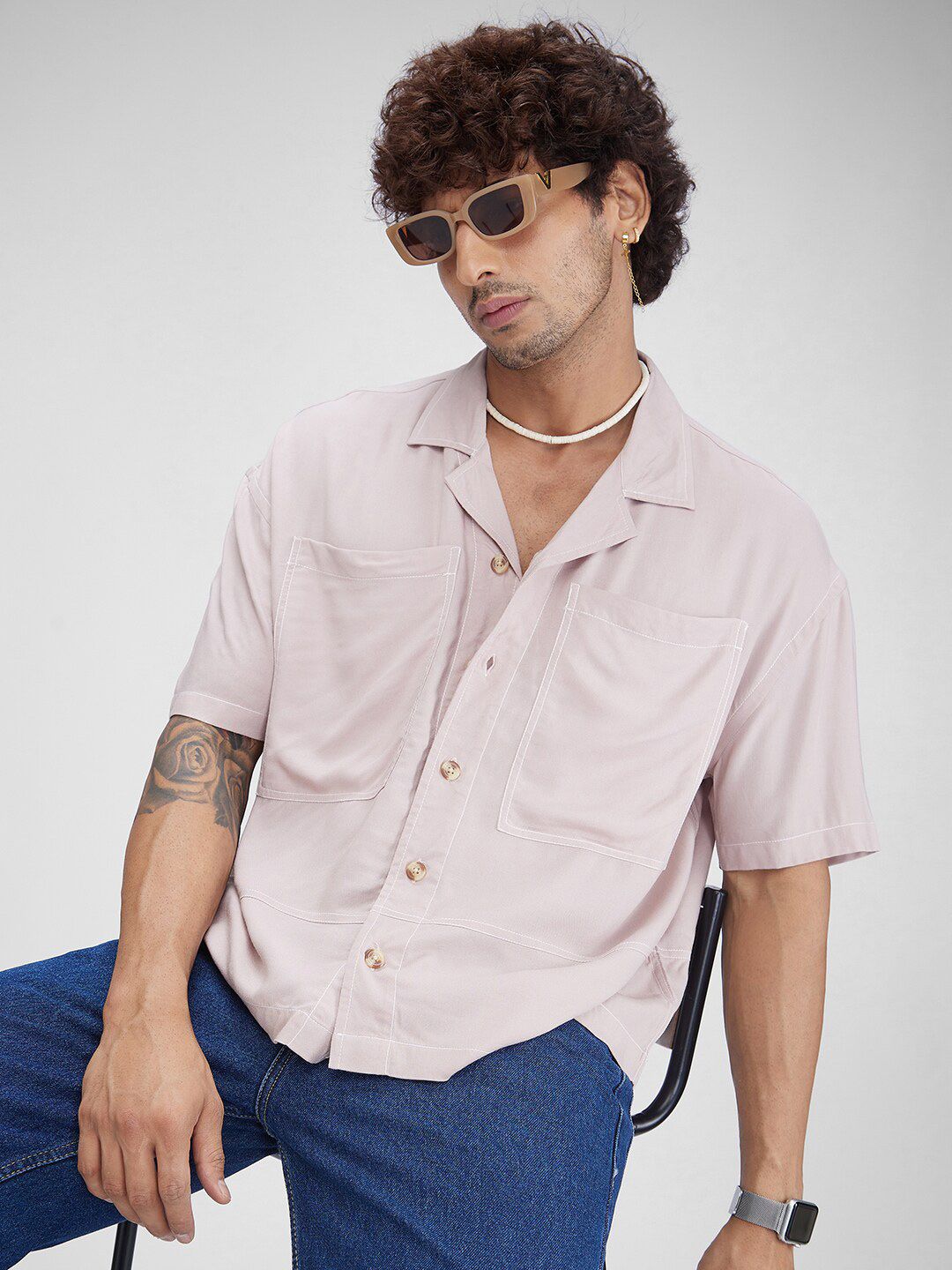 VASTRADO Men Classic Opaque Casual Shirt
