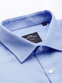 Park Avenue Textured Slim Fit Pure Cotton Formal Shirt