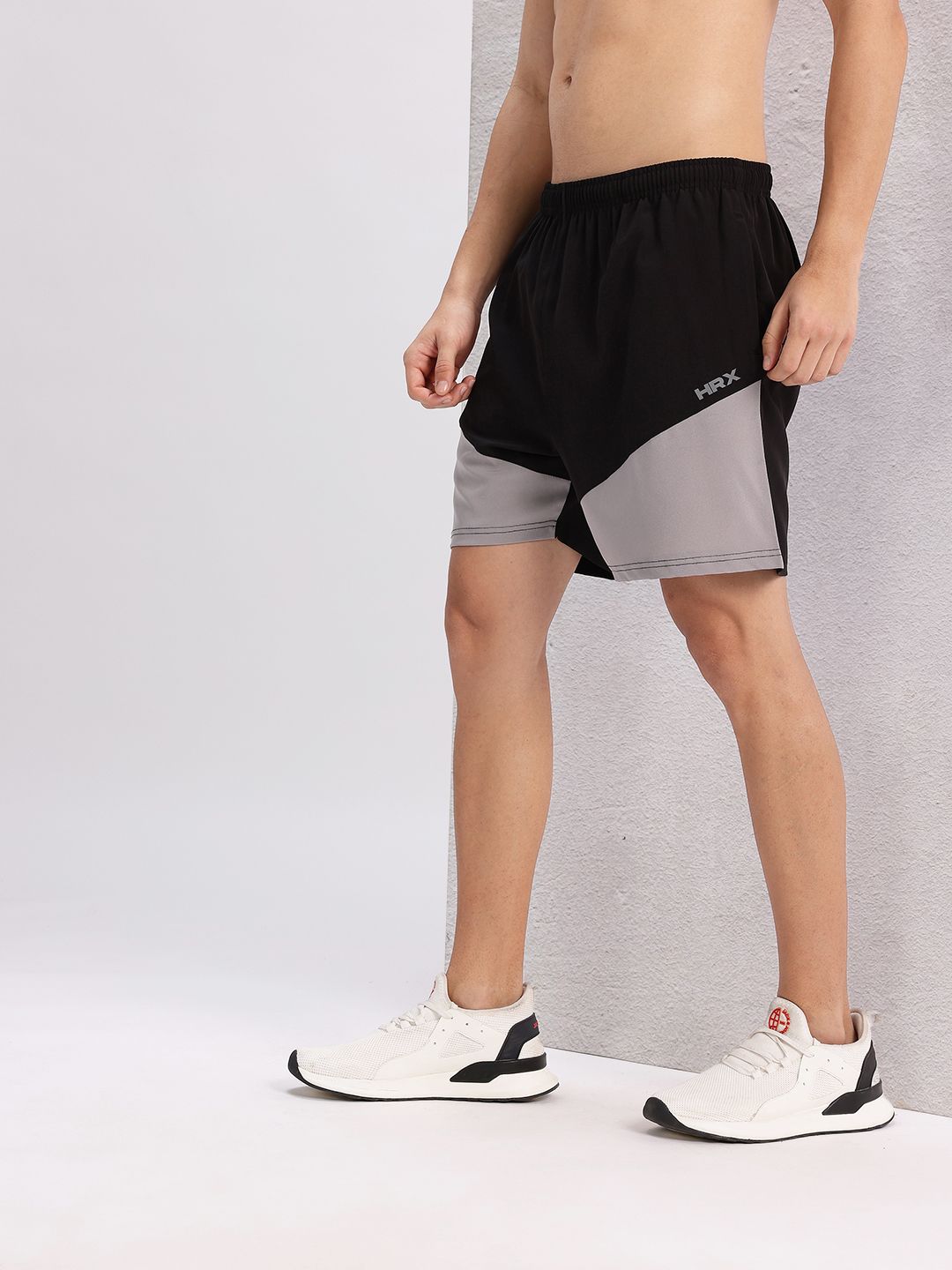 HRX by Hrithik Roshan Men Colourblocked Rapid-Dry Running Shorts