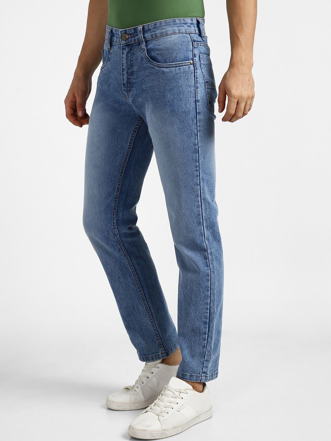 Urbano Fashion Men Heavy Fade Stretchable Jeans