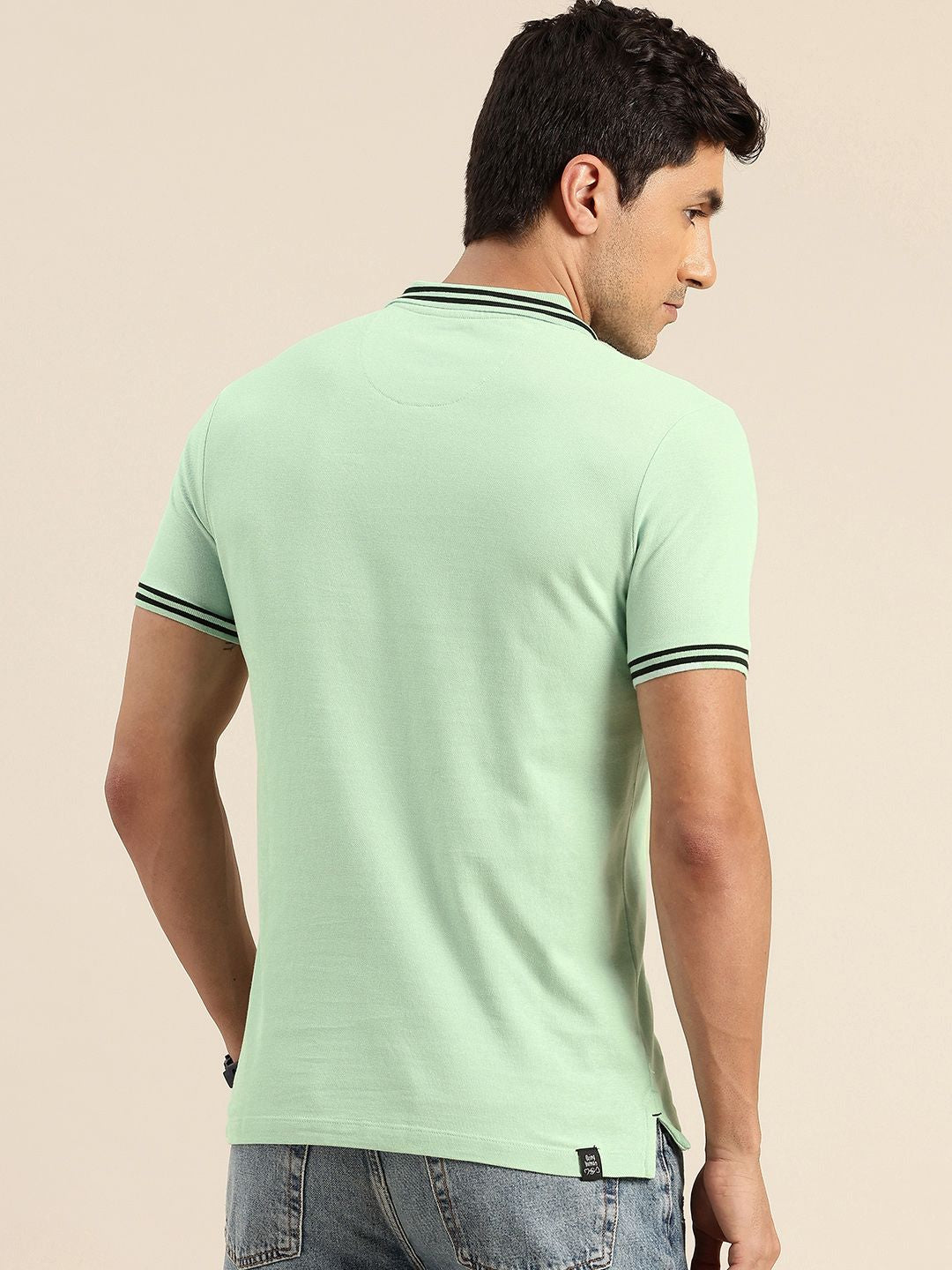 Being Human Polo Collar Pure Cotton T-shirt