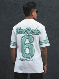 Powerlook Men Typography Printed Oversized T-shirt