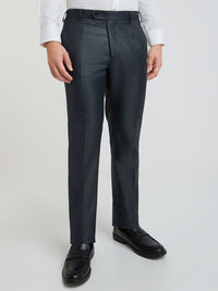 Raymond Men Textured Slim Fit Formal Trousers