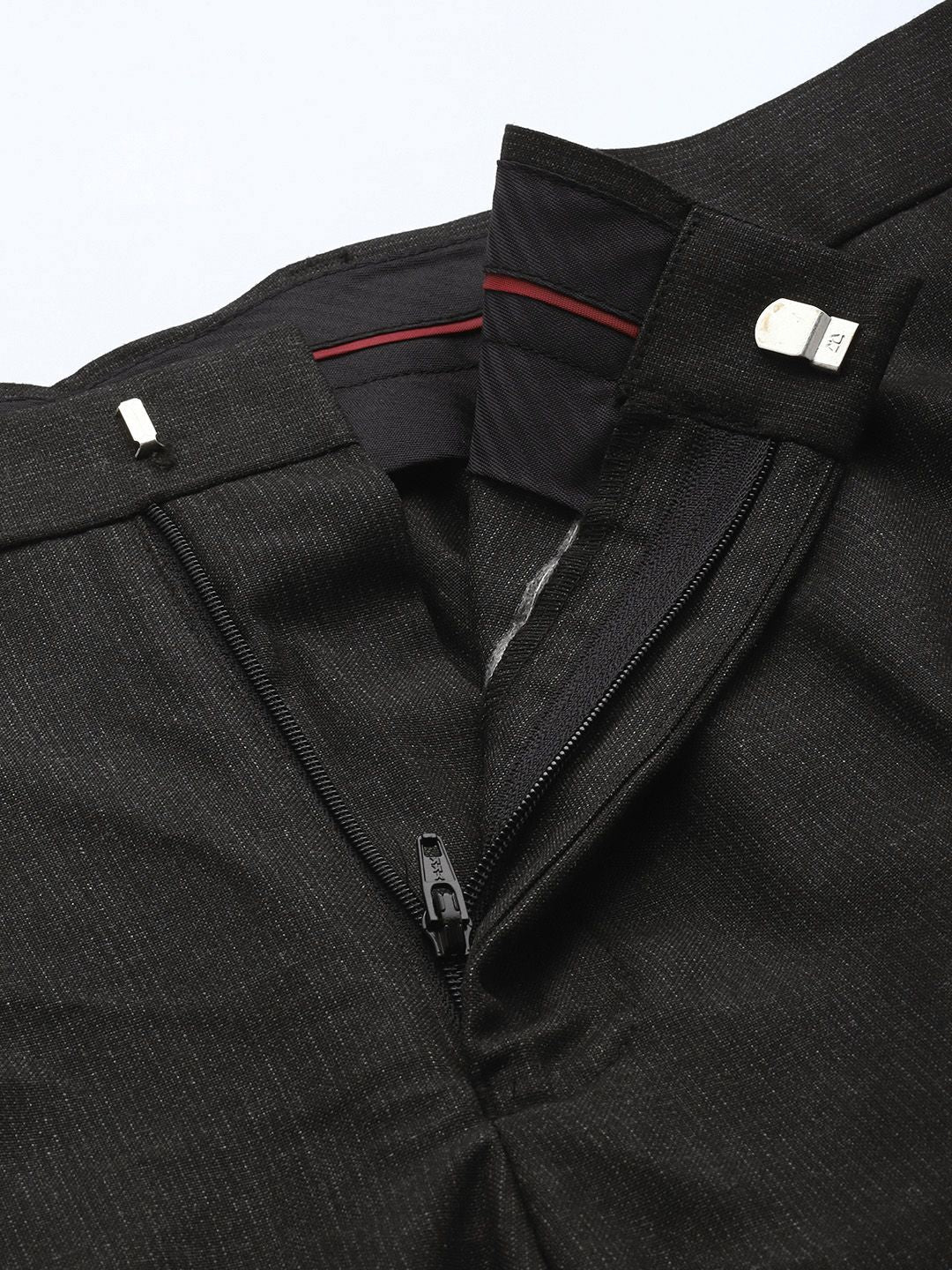 Park Avenue Men Striped Formal Trousers