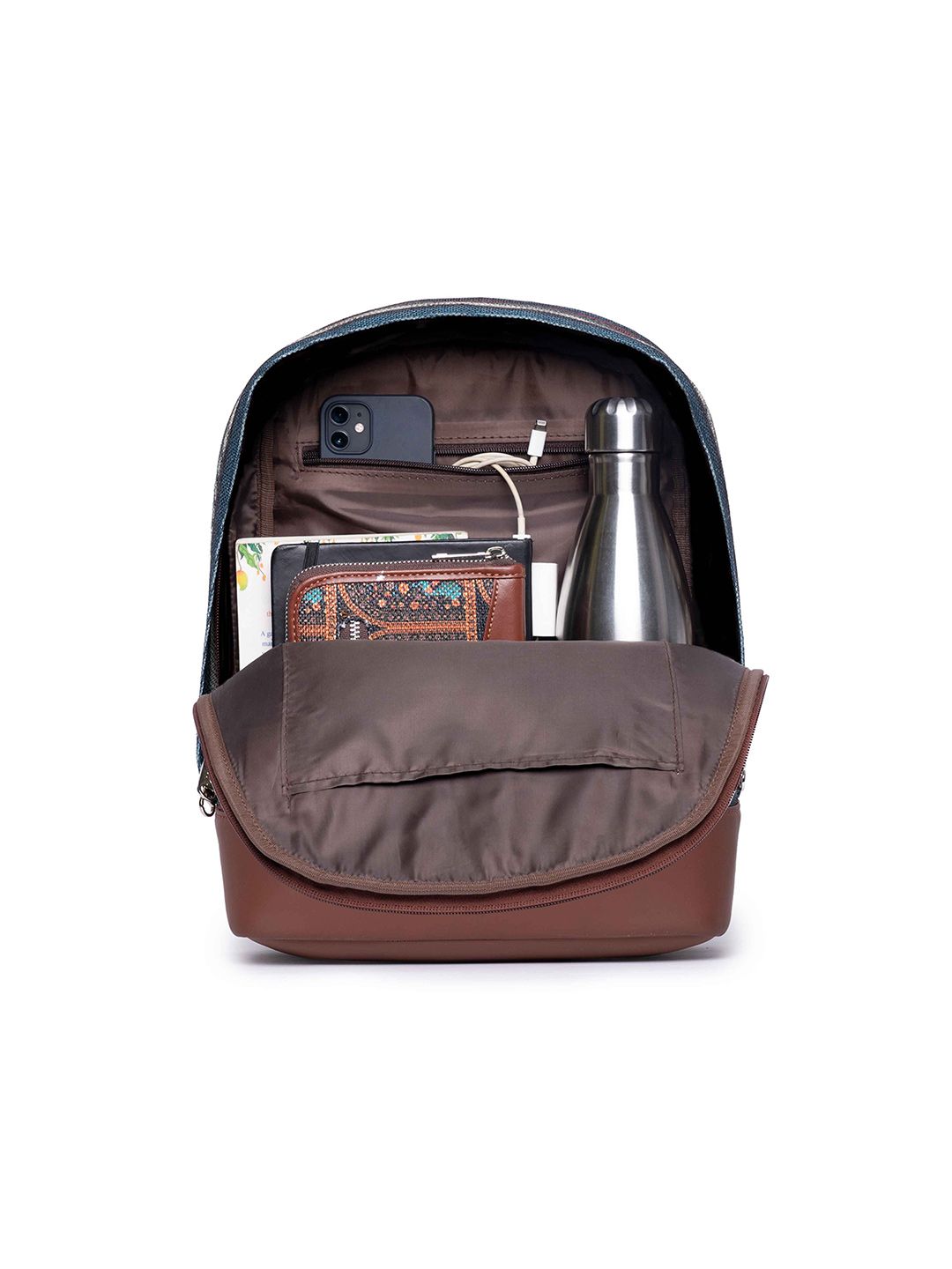 ZOUK Striped Medium Backpack