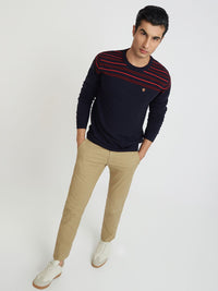 Raymond Men Navy Blue Pullover