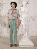 RARE RABBIT Men Dexs Slim Fit Mid Rise Formal Trouser