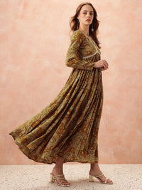 all about you Lace Taping Ethnic Dress