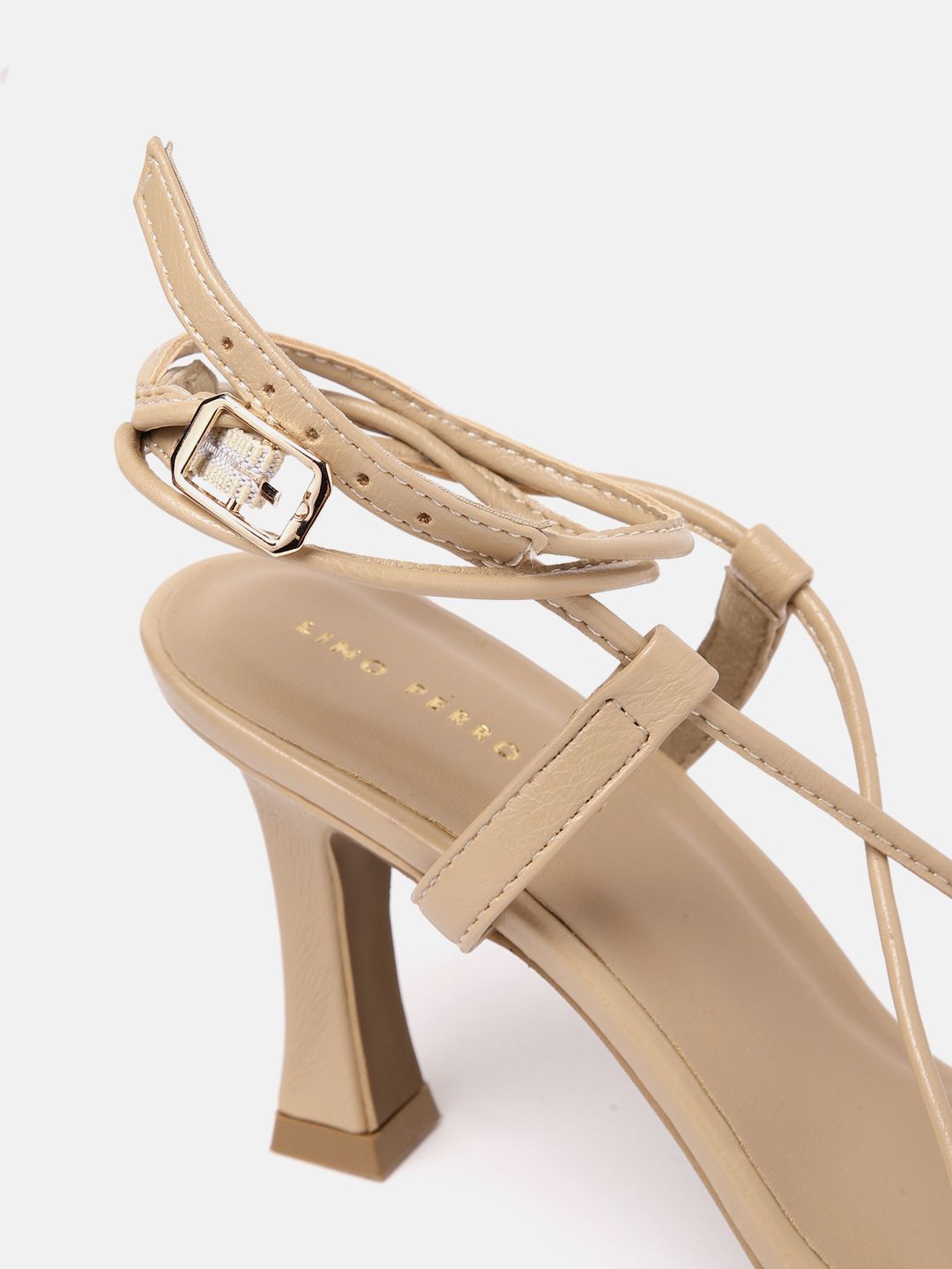 Lino Perros Strappy Mid-Top Slim Heels