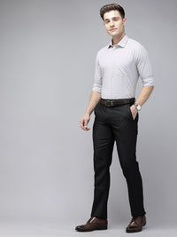 Park Avenue Slim Fit Micro Checks Opaque Formal Shirt