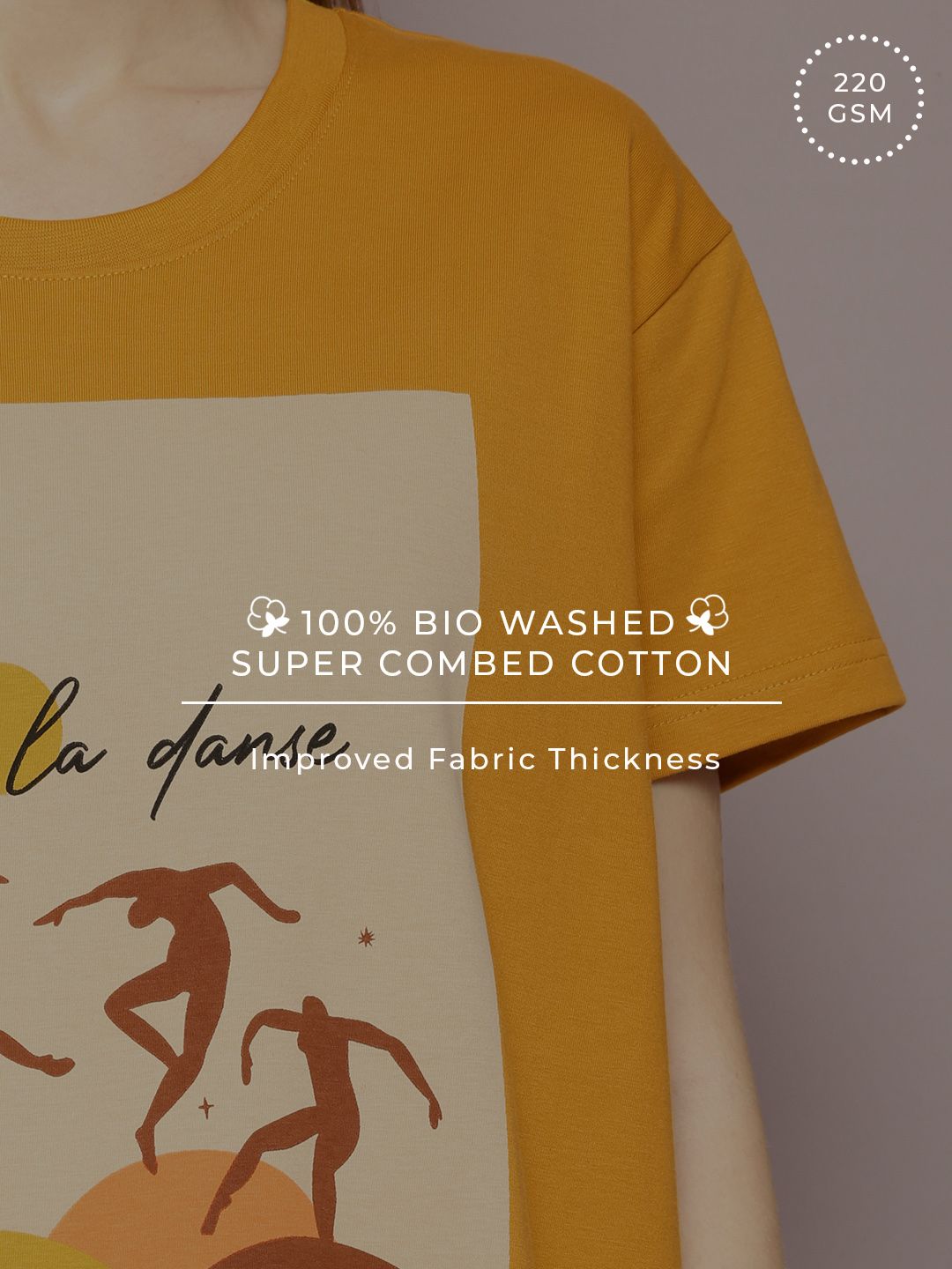 DILLINGER Women Graphic Printed Boxy T-shirt