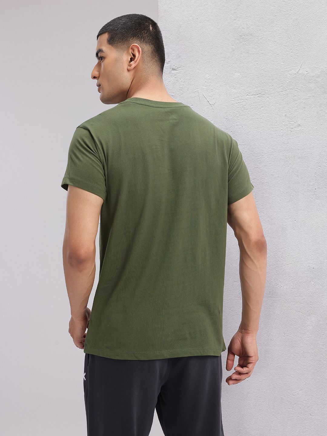 HRX by Hrithik Roshan Pure Cotton Printed Yoga T-shirt