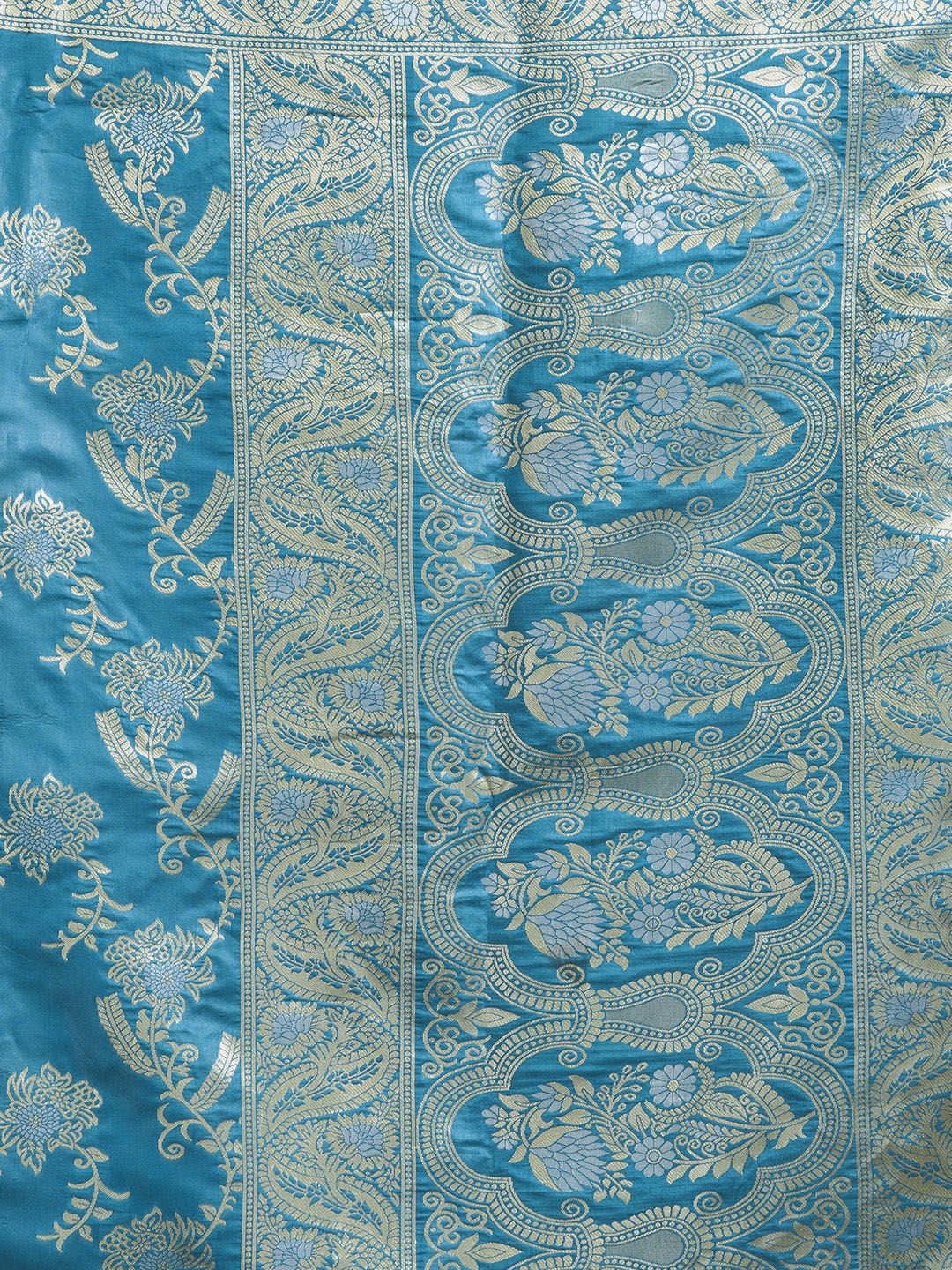 KALINI Woven Design Ethnic Motifs Zari Banarasi Saree