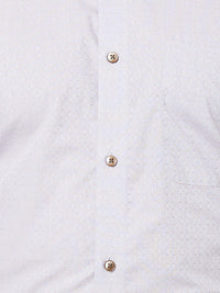 Raymond Spread Collar Long Sleeves Checked Contemporary-Fit Cotton Formal Shirt