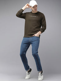 SPYKAR Brand Logo Printed Pullover Sweatshirt