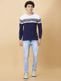 Being Human Men Pure Cotton Colourblocked Pockets T-shirt
