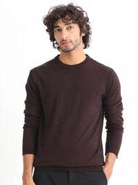 RARE RABBIT Geometric Printed Pullover Sweaters