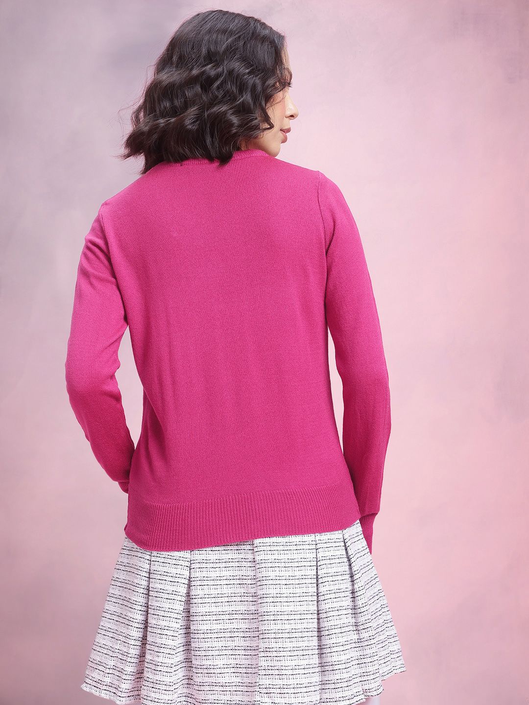 DressBerry Bordir & Tassels Design Acrylic Pullover