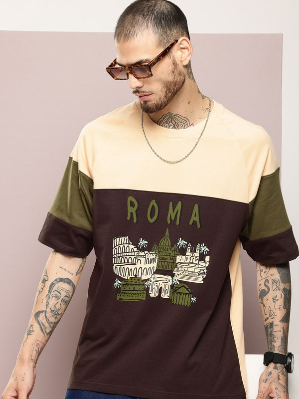 DILLINGER Men Graphic Printed Oversized T-shirt