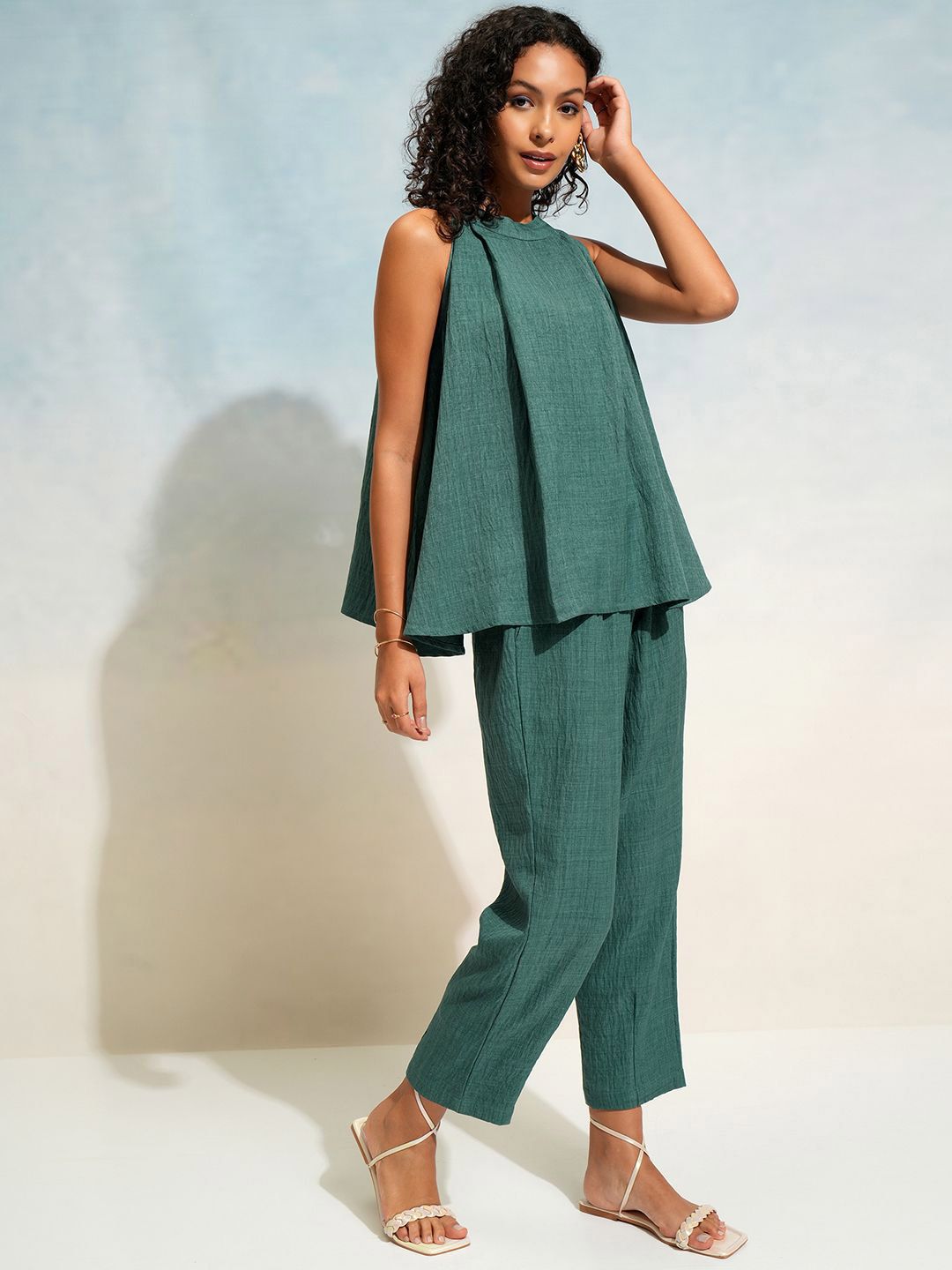ESPYR By Tokyo Talkies Relaxed Top With Trouser Co-Ord