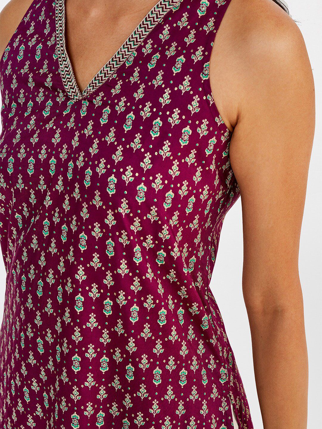 Global Desi  Ethnic Motifs Printed Kurta